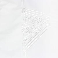 Drap plat ART DECO / BLANC