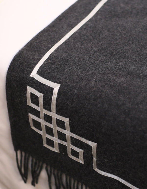 Chemin de lit ANTHRACITE N°19