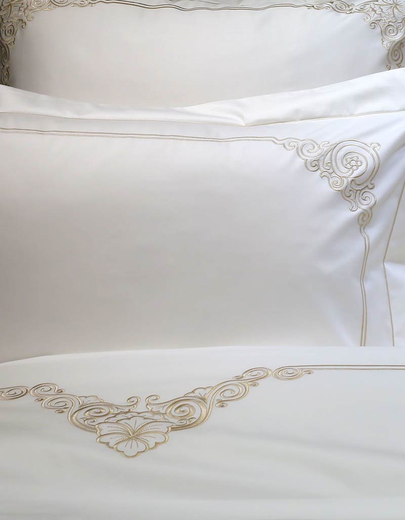 Housse de couette FLORALIE / GOLD