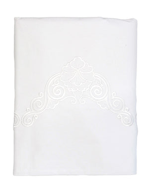 Flat sheet FLORALIE / WHITE