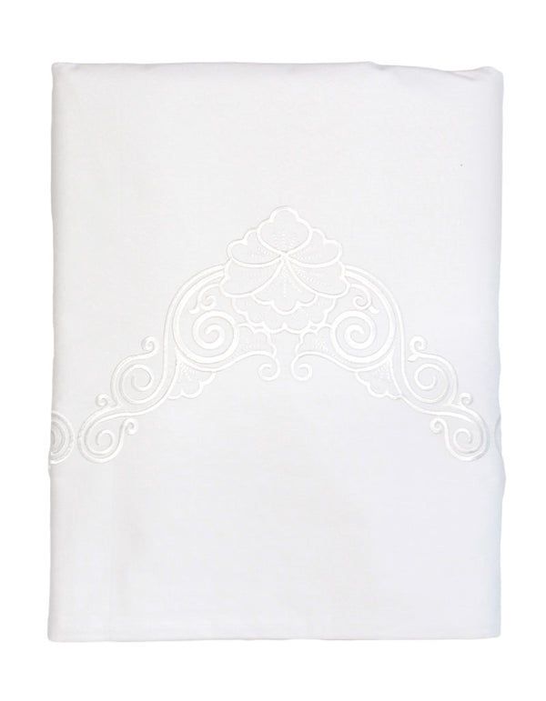 Flat sheet FLORALIE / WHITE