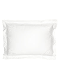 Taie d'oreiller rectangulaire ART DECO / BLANC