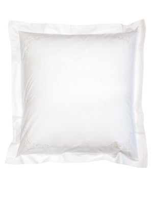 Square pillowcase FLORALIE / WHITE