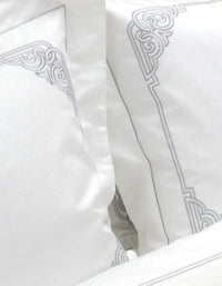 Rectangular pillowcase ART DECO / SILVER