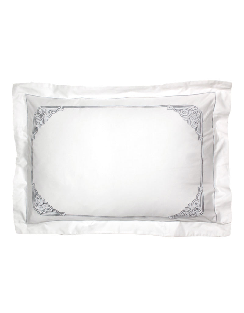 Rectangular pillowcase ART DECO / SILVER